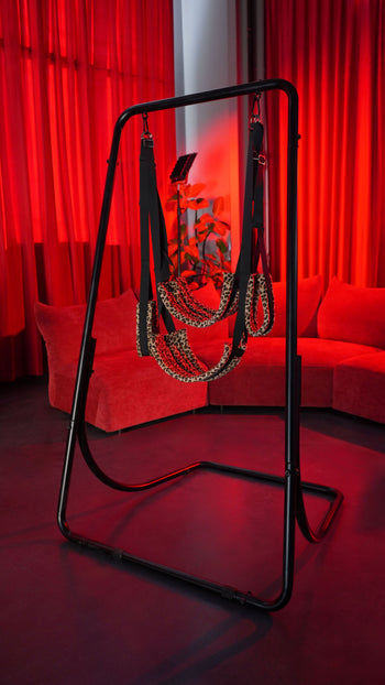 Marielove Erotischer Schaukel-Liegestuhl  Verstellbarer Swing Chair für Schwebende Positionen  Hochfester Stahlkörper  Profi-Suspension